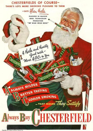 Illustration for article titled 12 Santa-Endorsed Smoking Ads